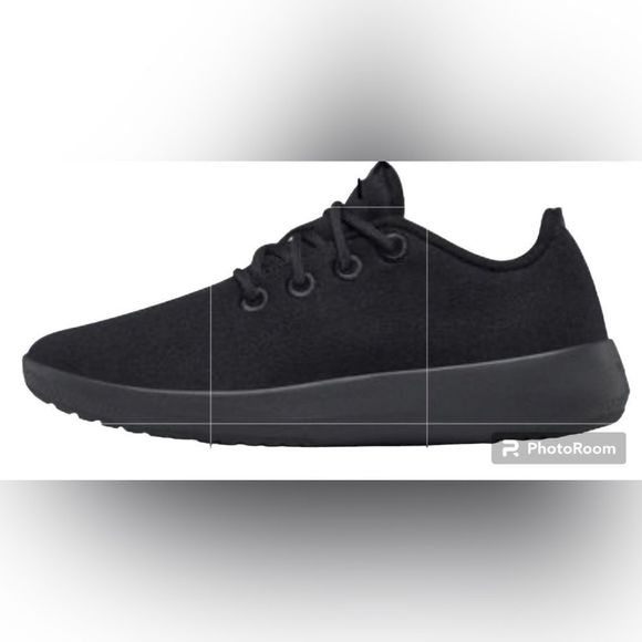 allbirds Other - Men's ALLBIRDS Wool Runner Natural Black with Black Soles, Size 11
